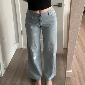 HALARA Light Blue Straight-Leg Women’s Jeans